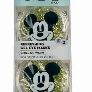 THE CREME SHOP Mickey Mouse Reusable Gel Eye Masks Chill or Warm NWT